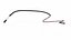 Leather Bullwhip Braided Black Rigged
