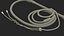 Leather Bullwhip Braided Black Rigged