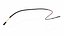Leather Bullwhip Braided Black Rigged