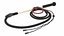 Leather Bullwhip Braided Black Rigged