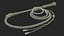Leather Bullwhip Braided Black Rigged
