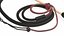 Leather Bullwhip Braided Black Rigged