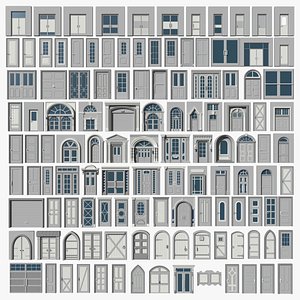 Doors Collection - 120 pieces