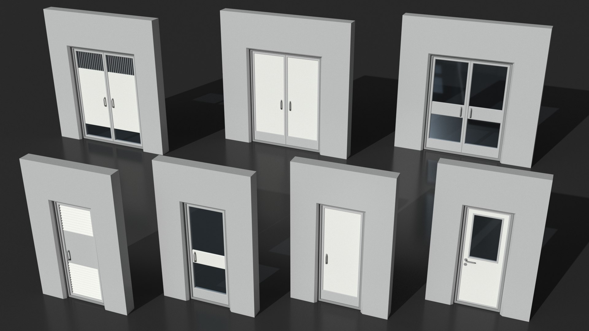 3D Doors Collection - 120 pieces model https://p.turbosquid.com/ts-thumb/lJ/B7Vfyz/PT/image_9/jpg/1680266713/1920x1080/fit_q87/8916448b5c48eb7615fdc786b59de4aff0235c2c/image_9.jpg