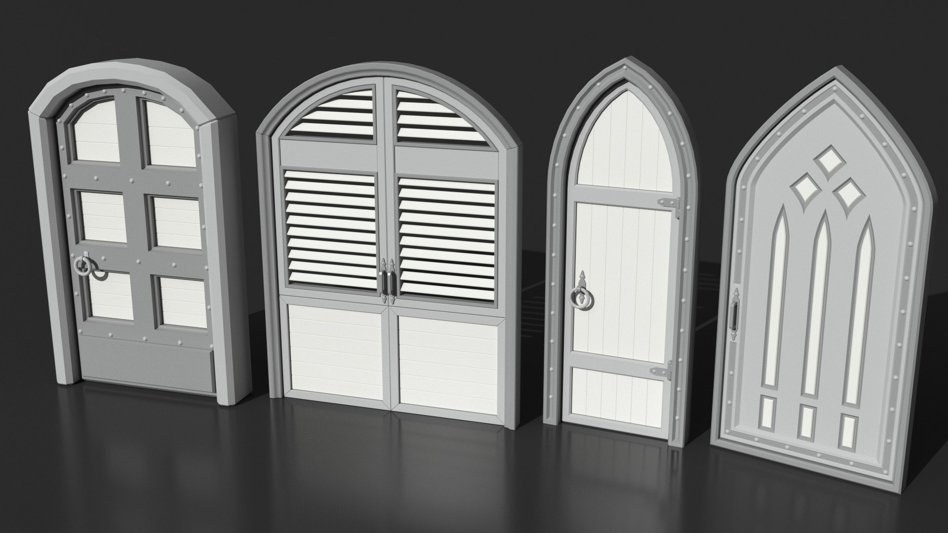 3D Doors Collection - 120 pieces model https://p.turbosquid.com/ts-thumb/lJ/B7Vfyz/cU/image_5_1/jpg/1680266707/1920x1080/fit_q87/f5bdafd428512658f28586fc02a991c30f1e44fd/image_5_1.jpg