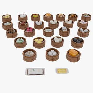 Chinese Dim Sum 3D model
