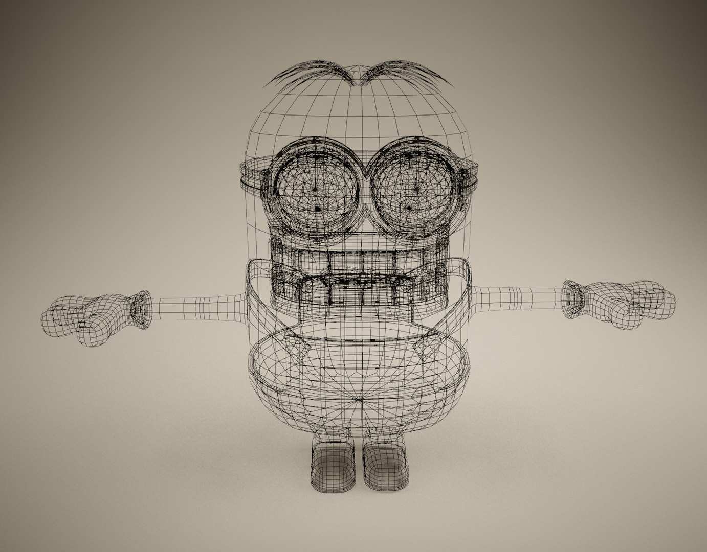 Max Rigged Character Minion