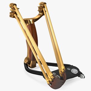 Stretched Folding Slingshot Wood
