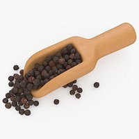 Peppercorn in Wooden Spoon(1)