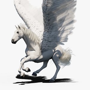 3D Pegasus animated