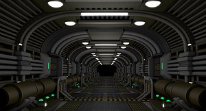 3D sci fi model