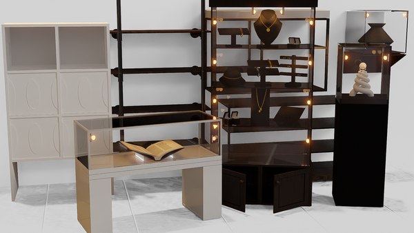 3D Display cases model - TurboSquid 2035544