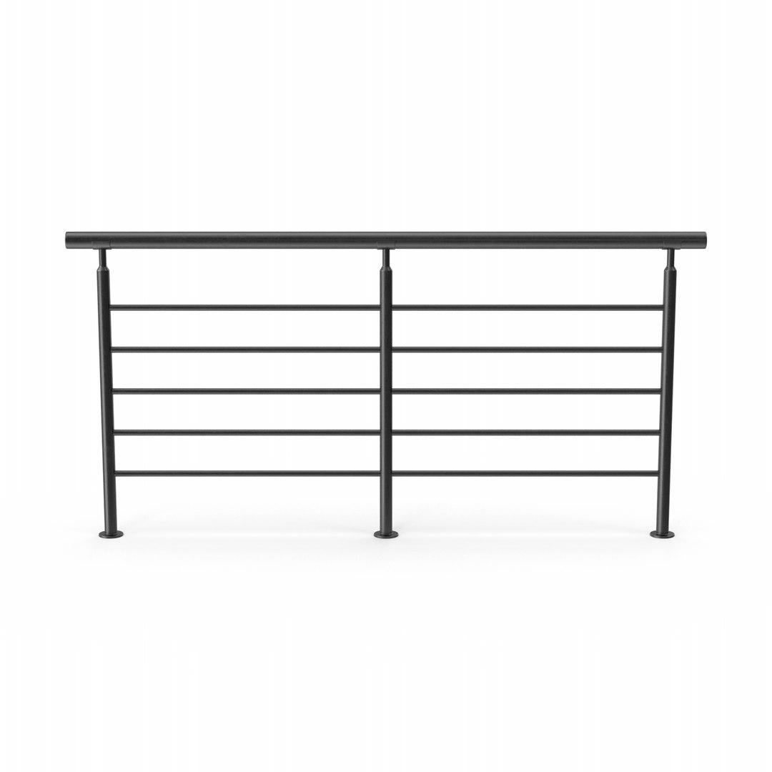 Metal Star Railings 3D Model - TurboSquid 2214185