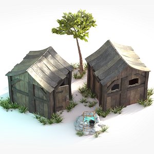 Pioneer house level 1 3D model