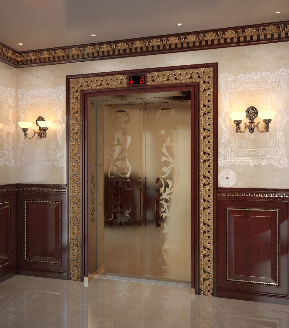 Elegant Elevator 3d Max