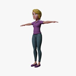 Mother Rigged 3D Model