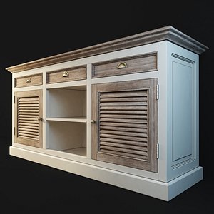 Sideboard. Secret De Maison Riviera. antique white