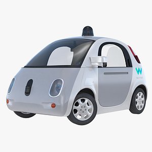 3D waymo self driving car model