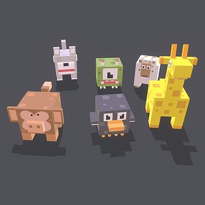 3D Cartoon Animal Pack 04