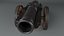 Mittelalterliche Kanone 3D-Modell