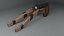 Mittelalterliche Kanone 3D-Modell