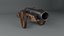 Mittelalterliche Kanone 3D-Modell