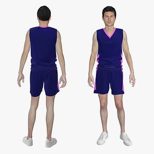 3D Fitness cloth Marvelous Designer or Clo3D ZPRJ model