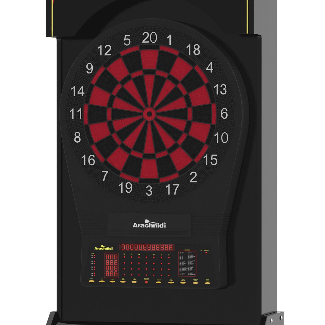 electronic dartboard machine 3d model
