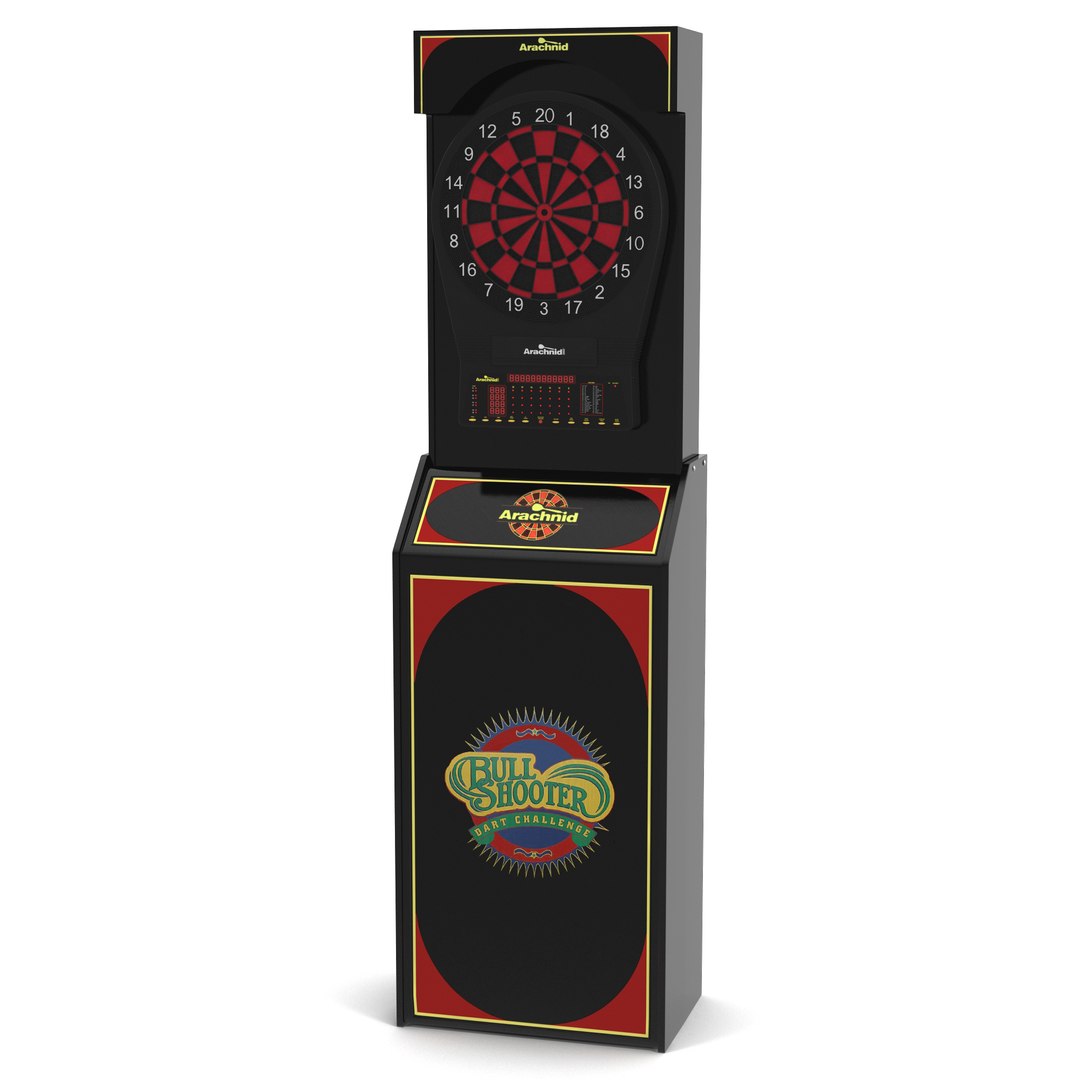 electronic dartboard machine 3d model