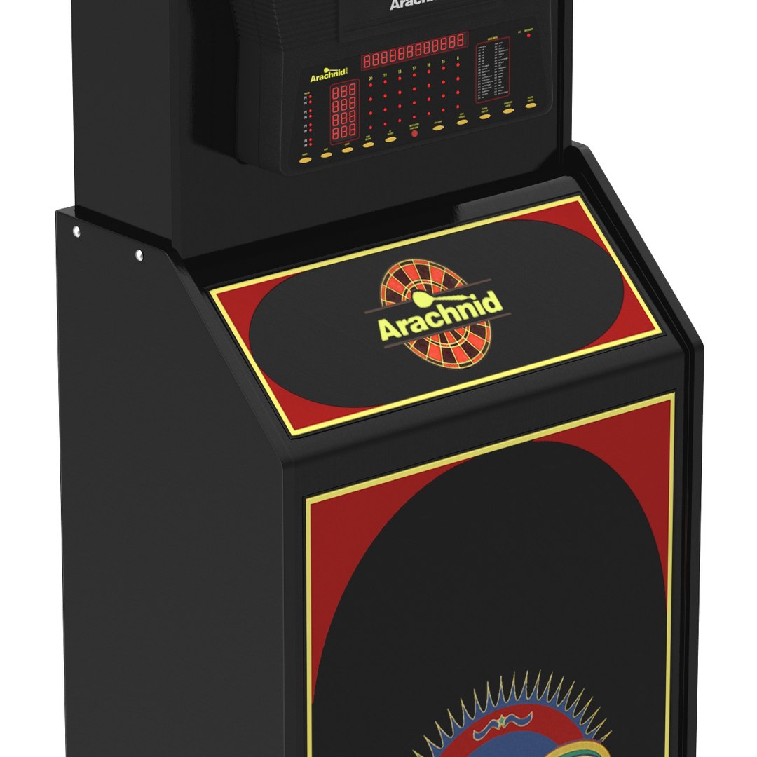electronic dartboard machine 3d model