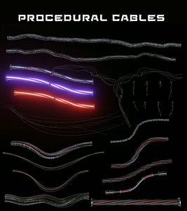 wires cables 3D