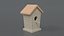 3D bird house model