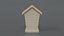 3D bird house model