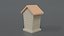 3D bird house model