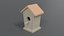 3D bird house model