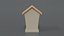3D bird house model