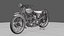 Vintage motorcycle cafe racer Ariel 550 SV 1928