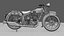Vintage motorcycle cafe racer Ariel 550 SV 1928