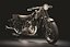 Vintage motorcycle cafe racer Ariel 550 SV 1928
