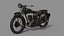 Vintage motorcycle cafe racer Ariel 550 SV 1928