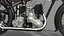 Vintage motorcycle cafe racer Ariel 550 SV 1928