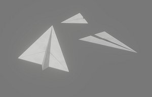 paper plane 3D