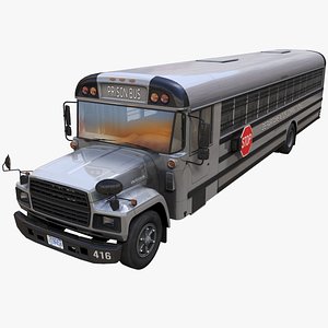 3D model Prison Transport Bus
