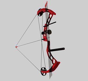 bow arrow 3D model