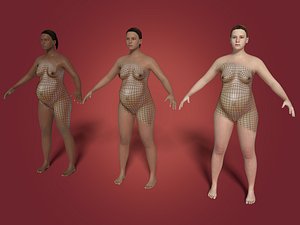 pregnant woman 3D model