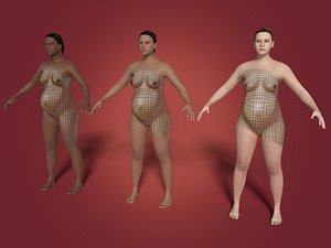 Pregnant Woman - 3 Textures