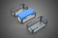 ENCLOSURE BRACKET TRAY BATTERY HOUSING ACCU HOLDER MOUNT RACK AH