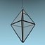 Terrarium flower hanging frame