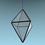 Terrarium flower hanging frame