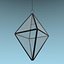 Terrarium flower hanging frame